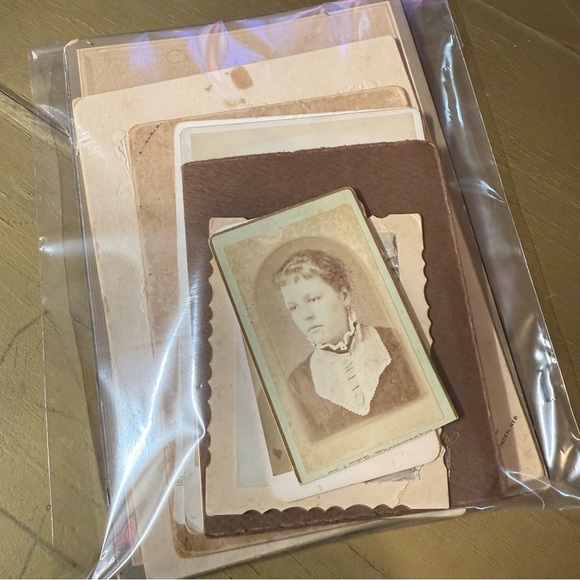 Vintage Cabinet Card Lot 10 Piece Antique Pictures Photographs - Picture 10 of 10